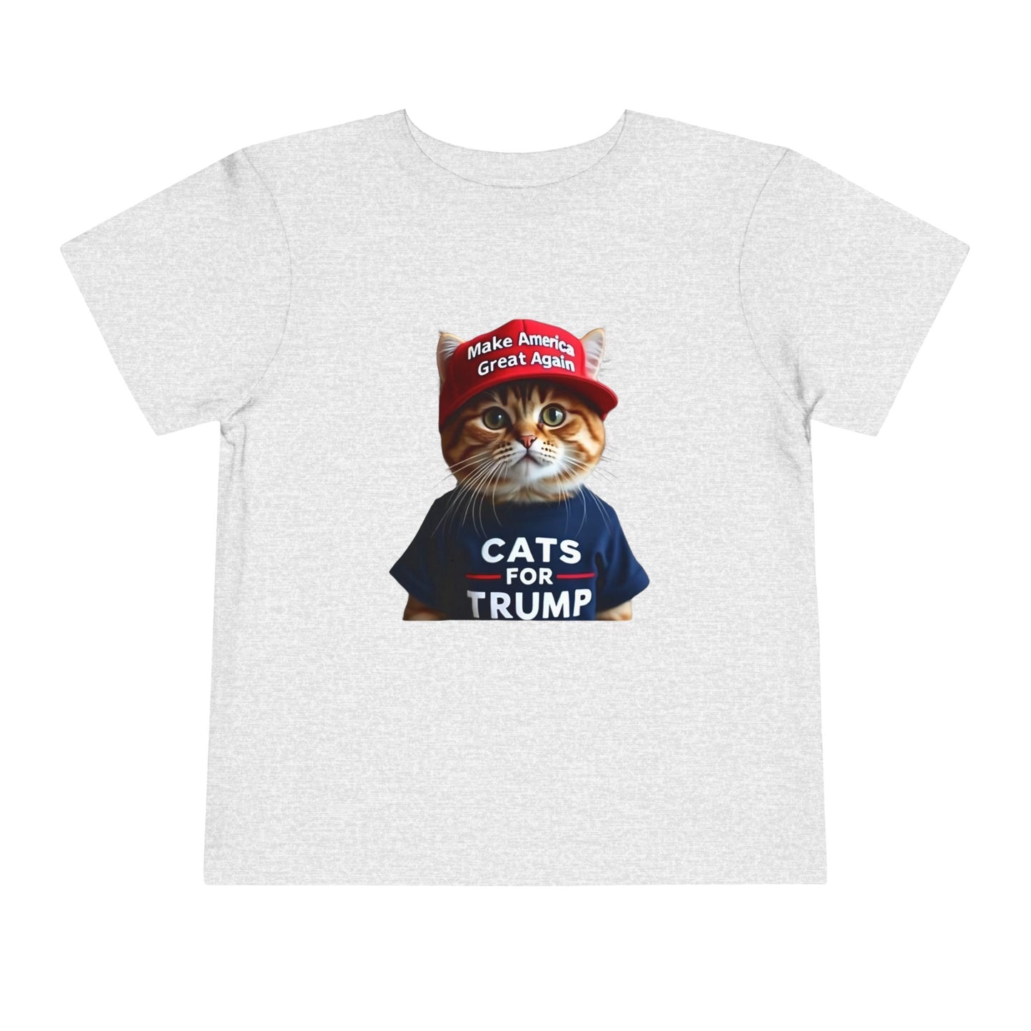 Cats For Trump Toddler Short Sleeve Tee