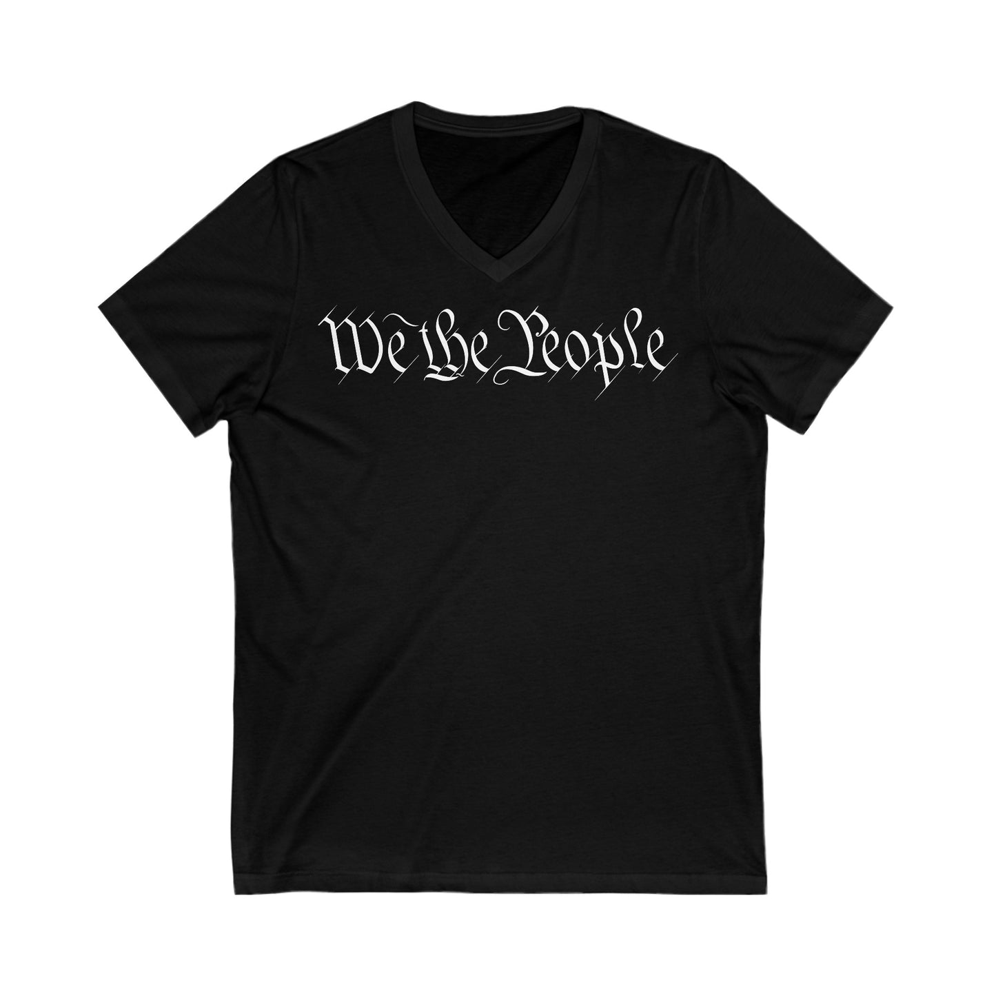 We The People Short Sleeve V-Neck Tee