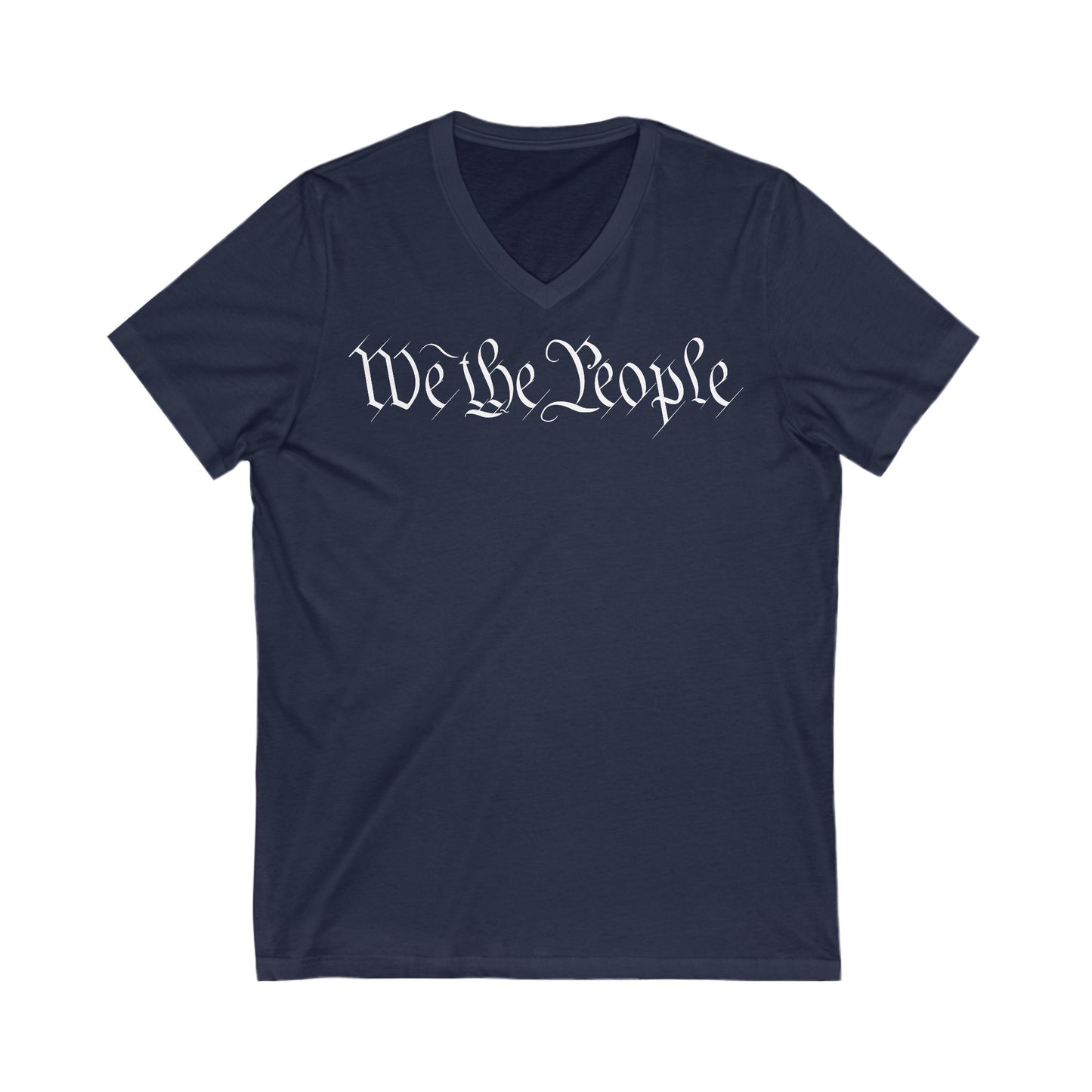 We The People Short Sleeve V-Neck Tee