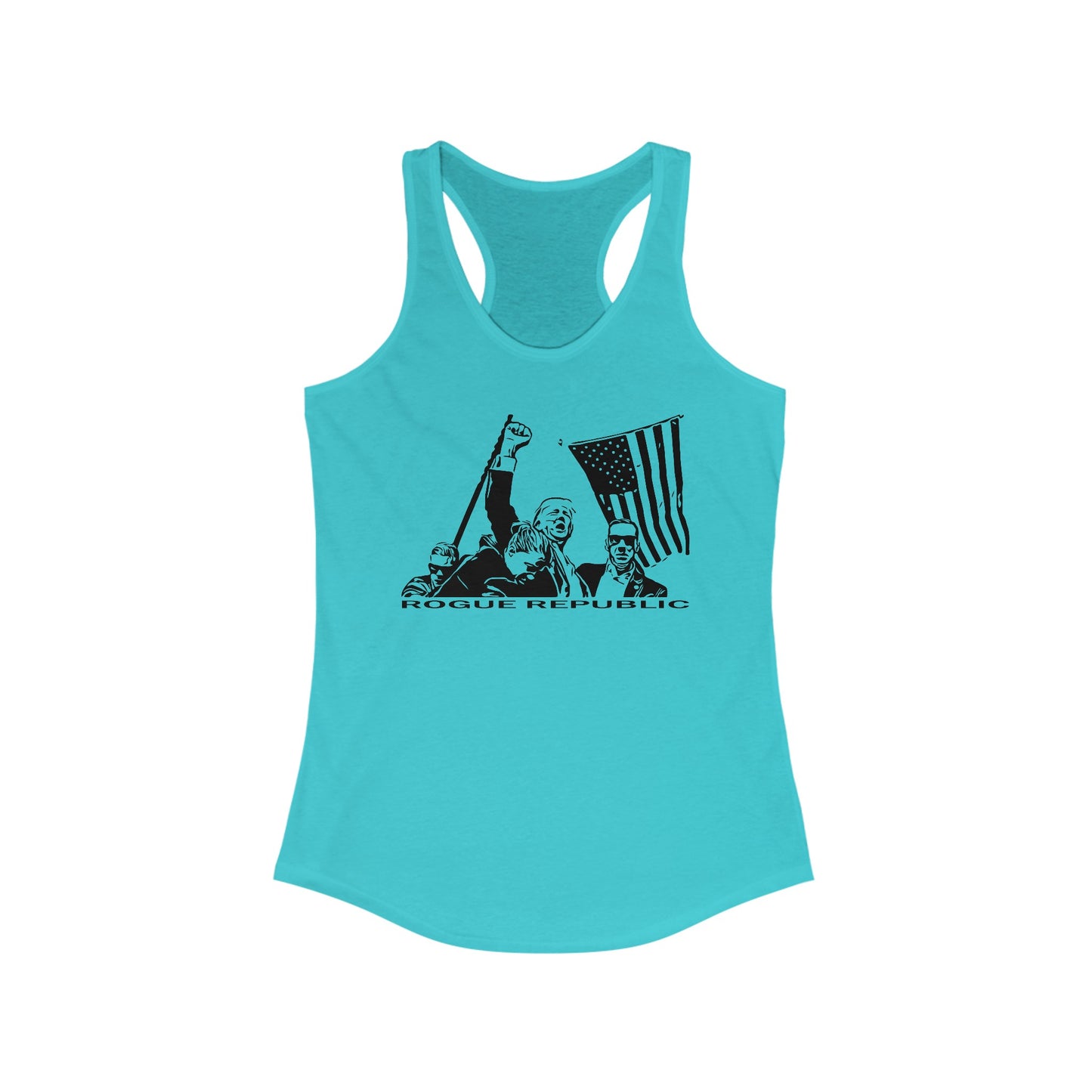 Trump Fist Women's Ideal Racerback Tank