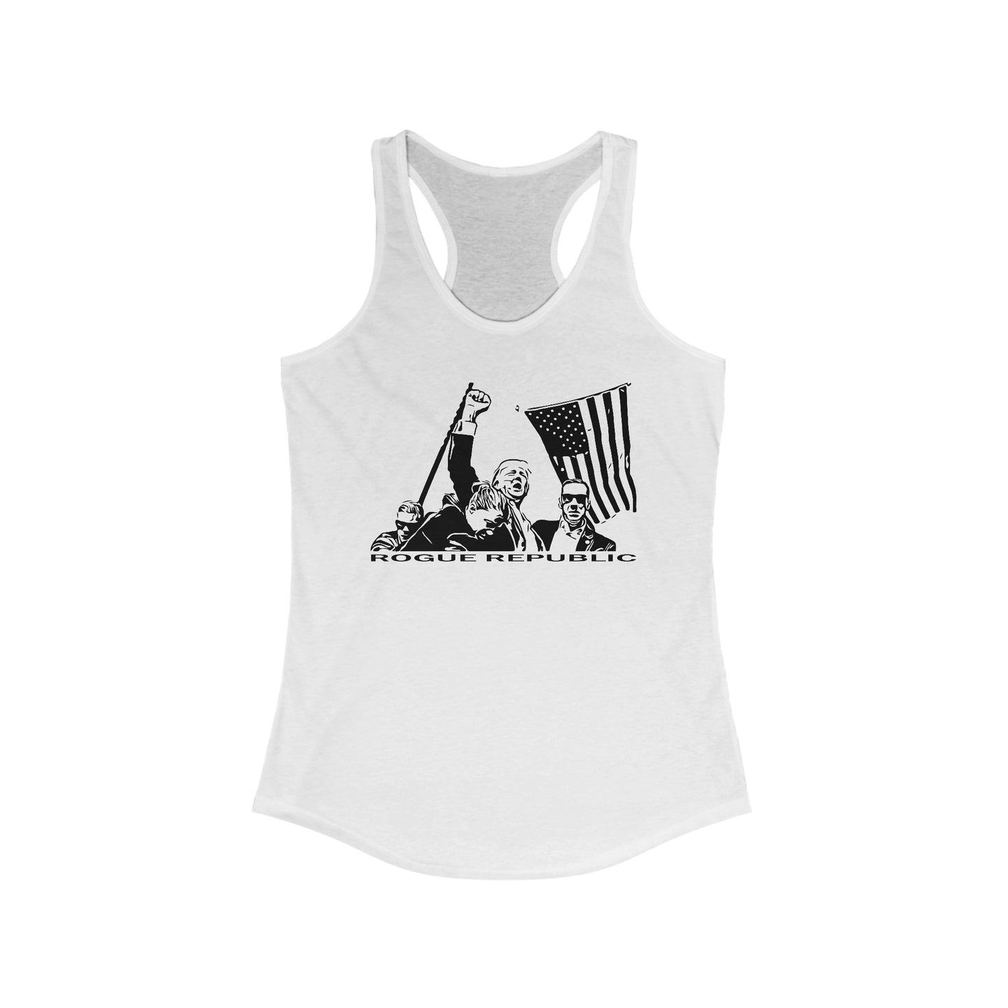 Trump Fist Women's Ideal Racerback Tank