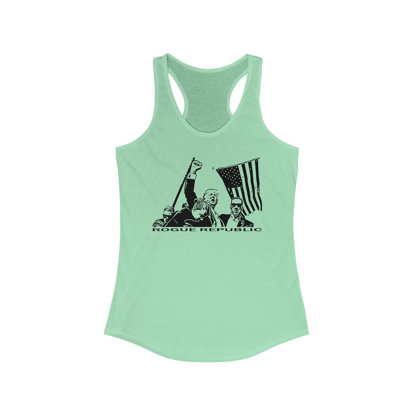 Trump Fist Women's Ideal Racerback Tank