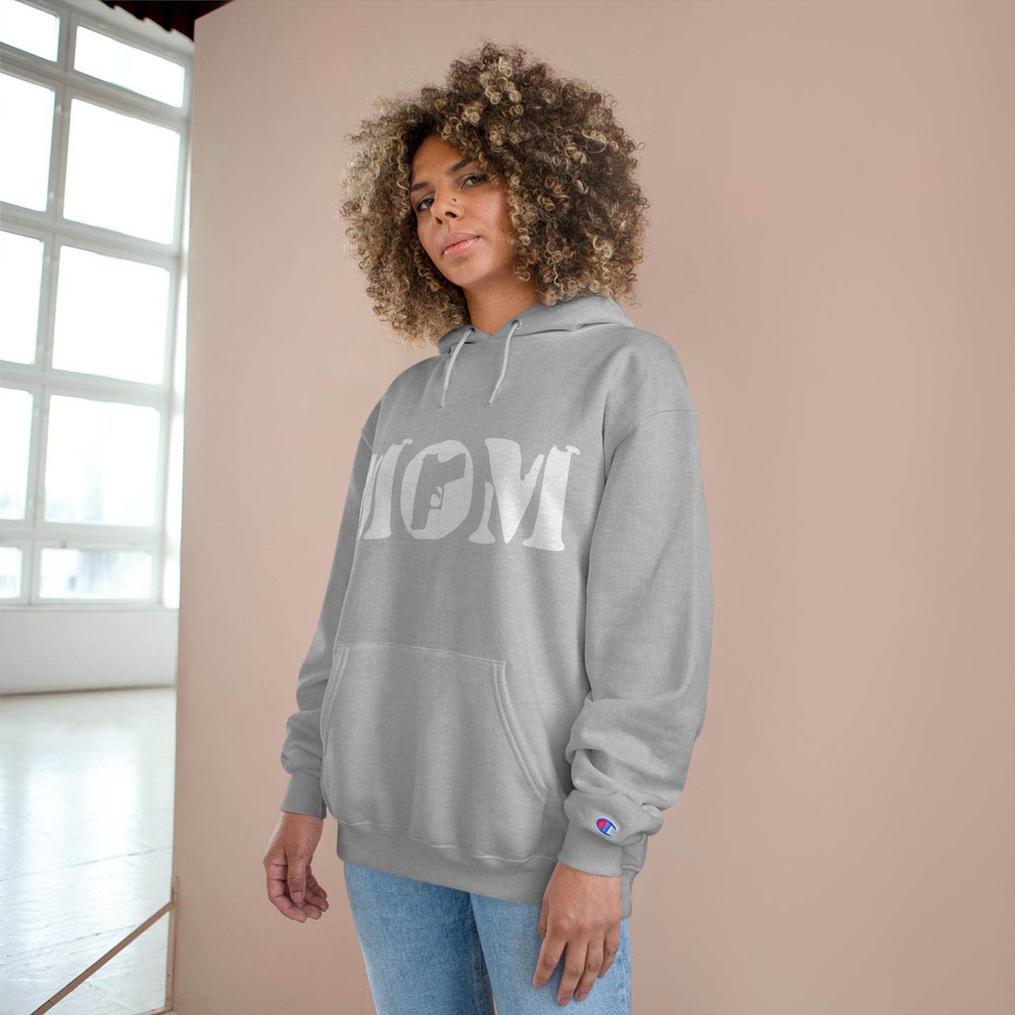 Gun Mom Champion Hoodie