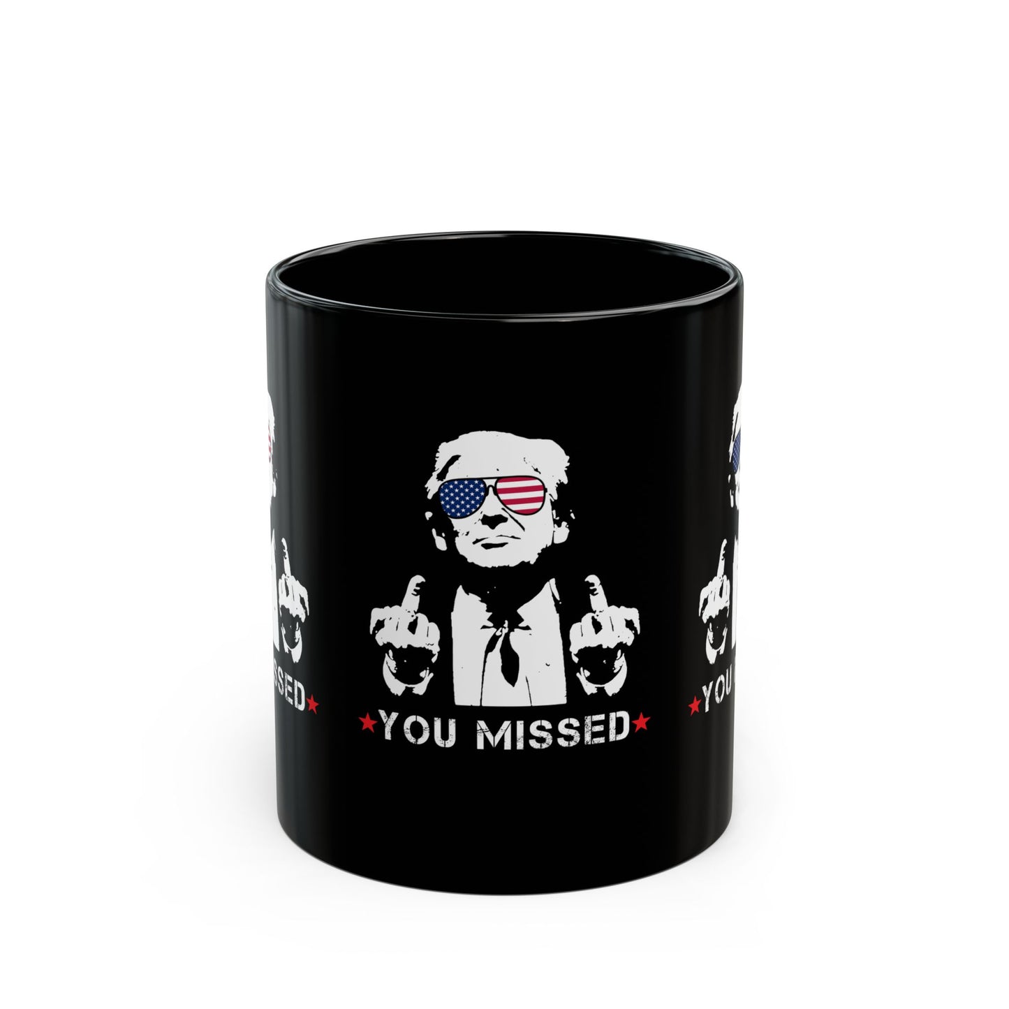 Trump You Missed Black Mug (11oz, 15oz)