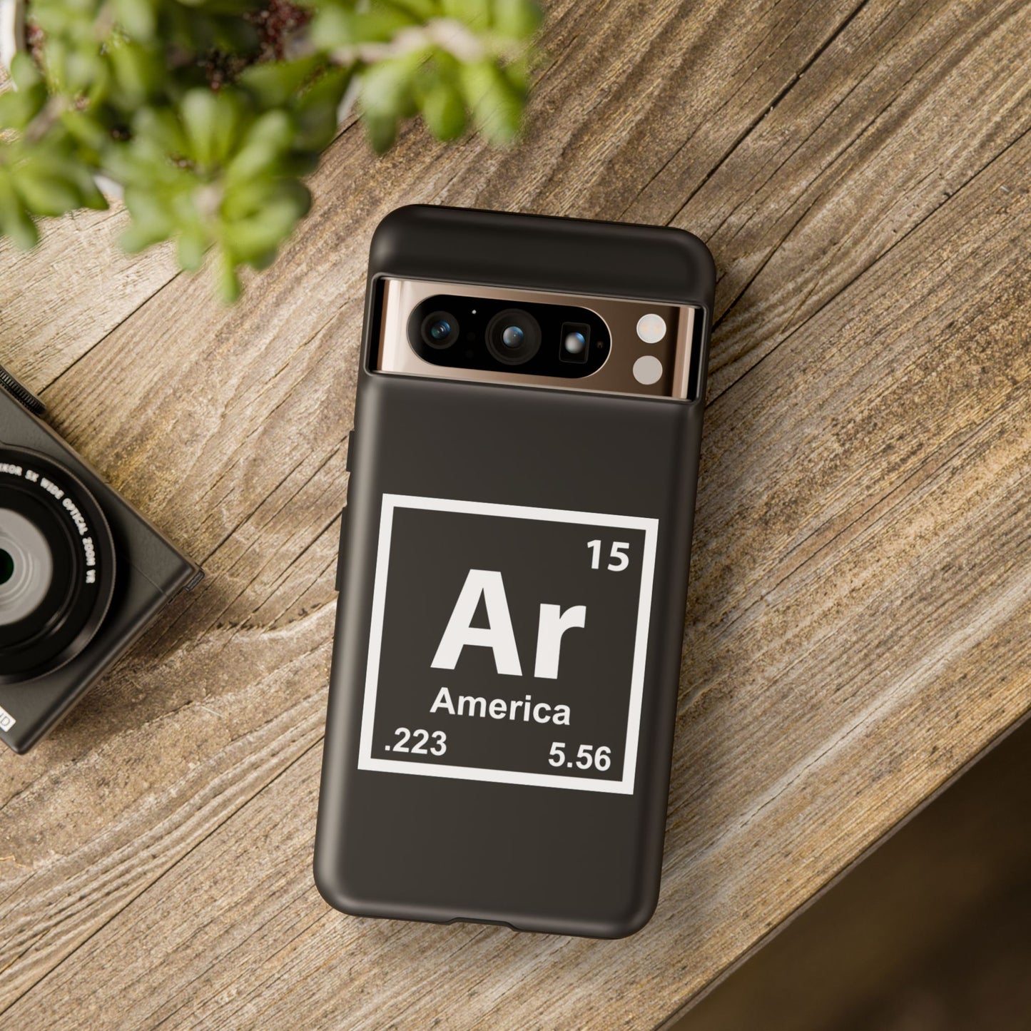 Black Periodic Table Phone Case