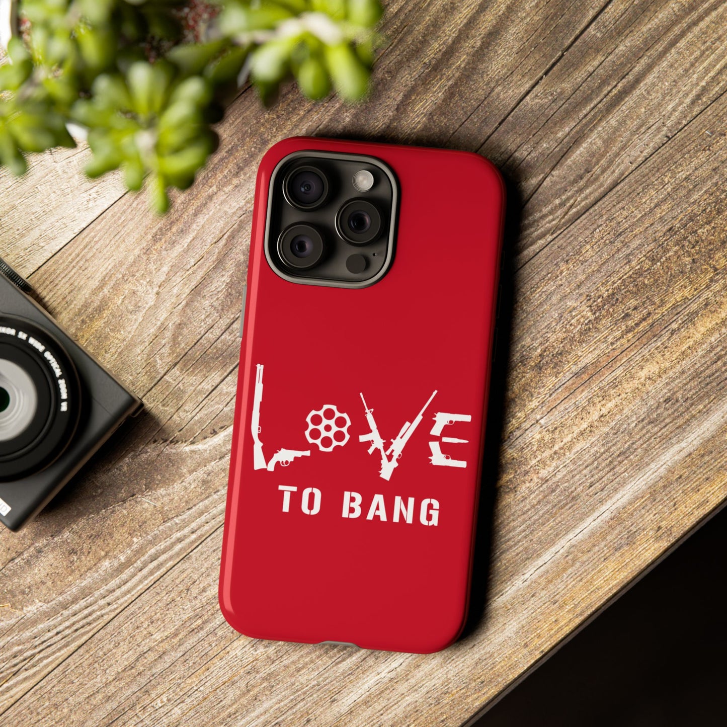 Dark Red LTB Phone Case