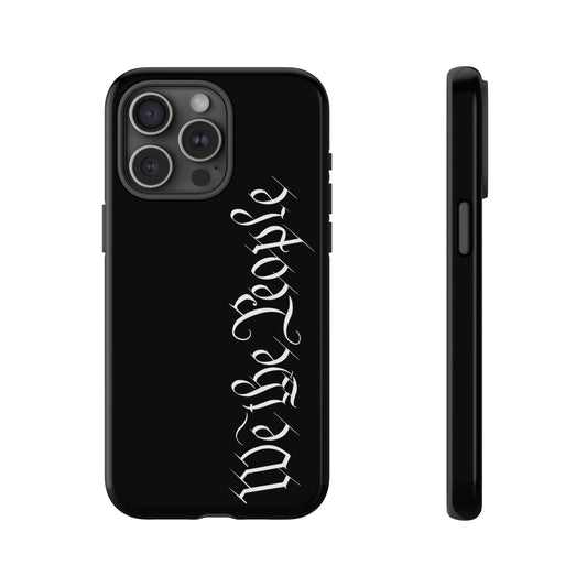 Black We The People Phone Case