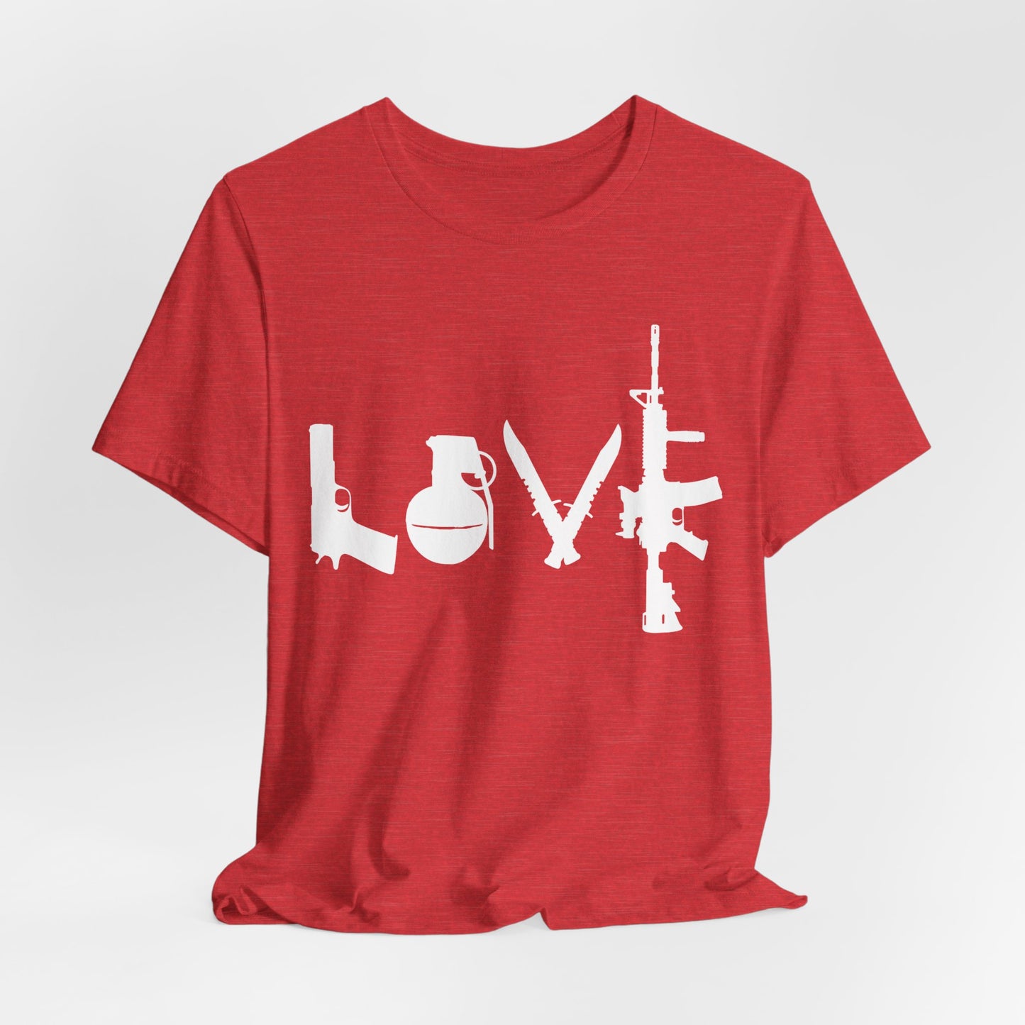 LOVE - Unisex Cotton Crew Tee