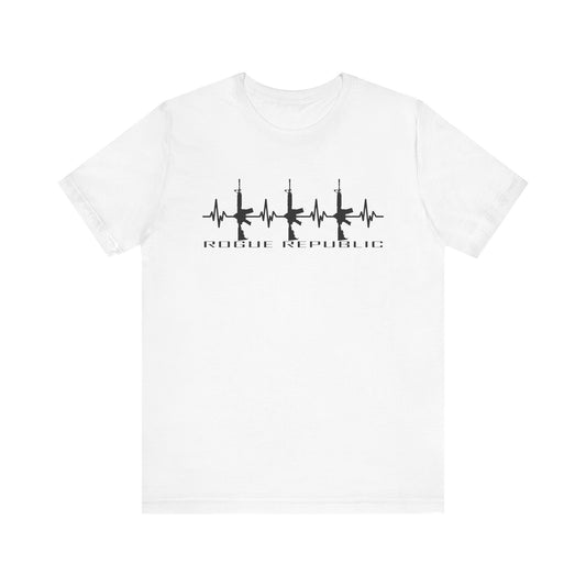 Rifle EKG - Unisex Cotton Crew Tee