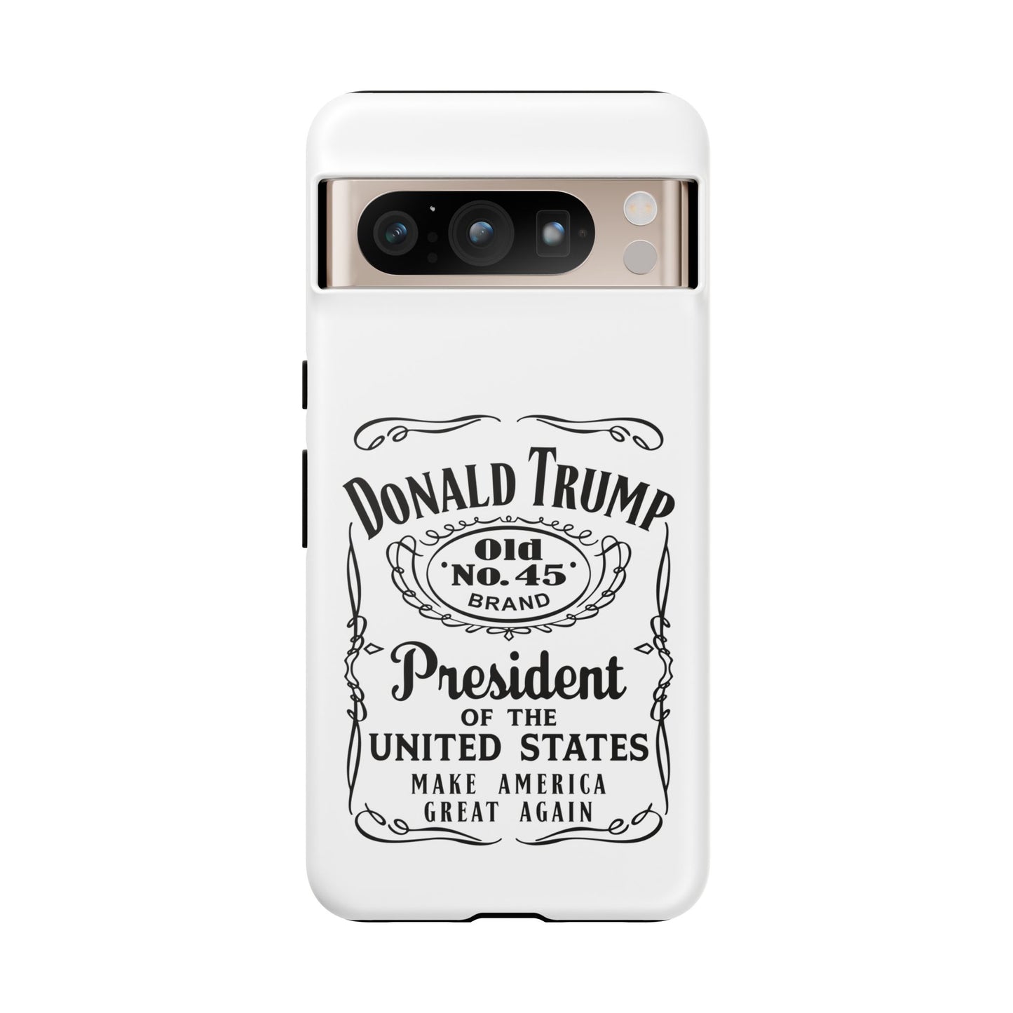 White Trump Whiskey Phone Case