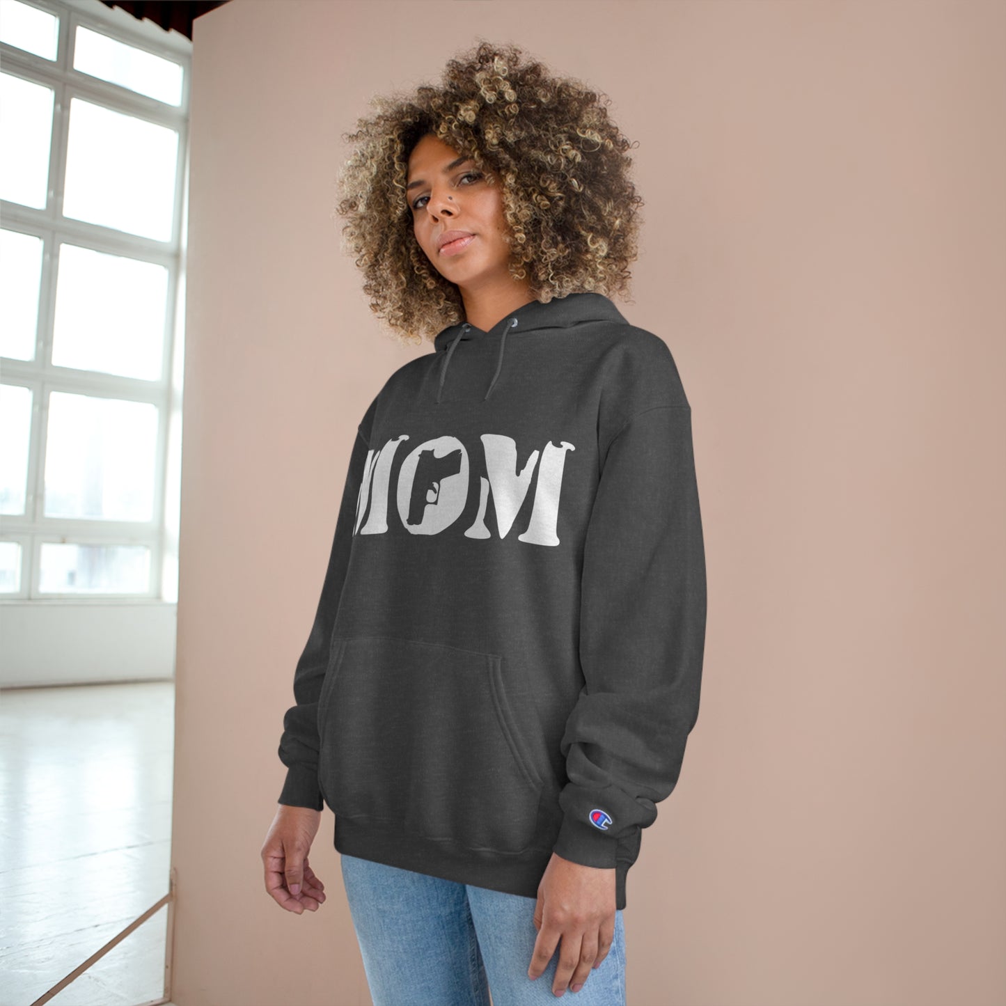 Gun Mom Champion Hoodie