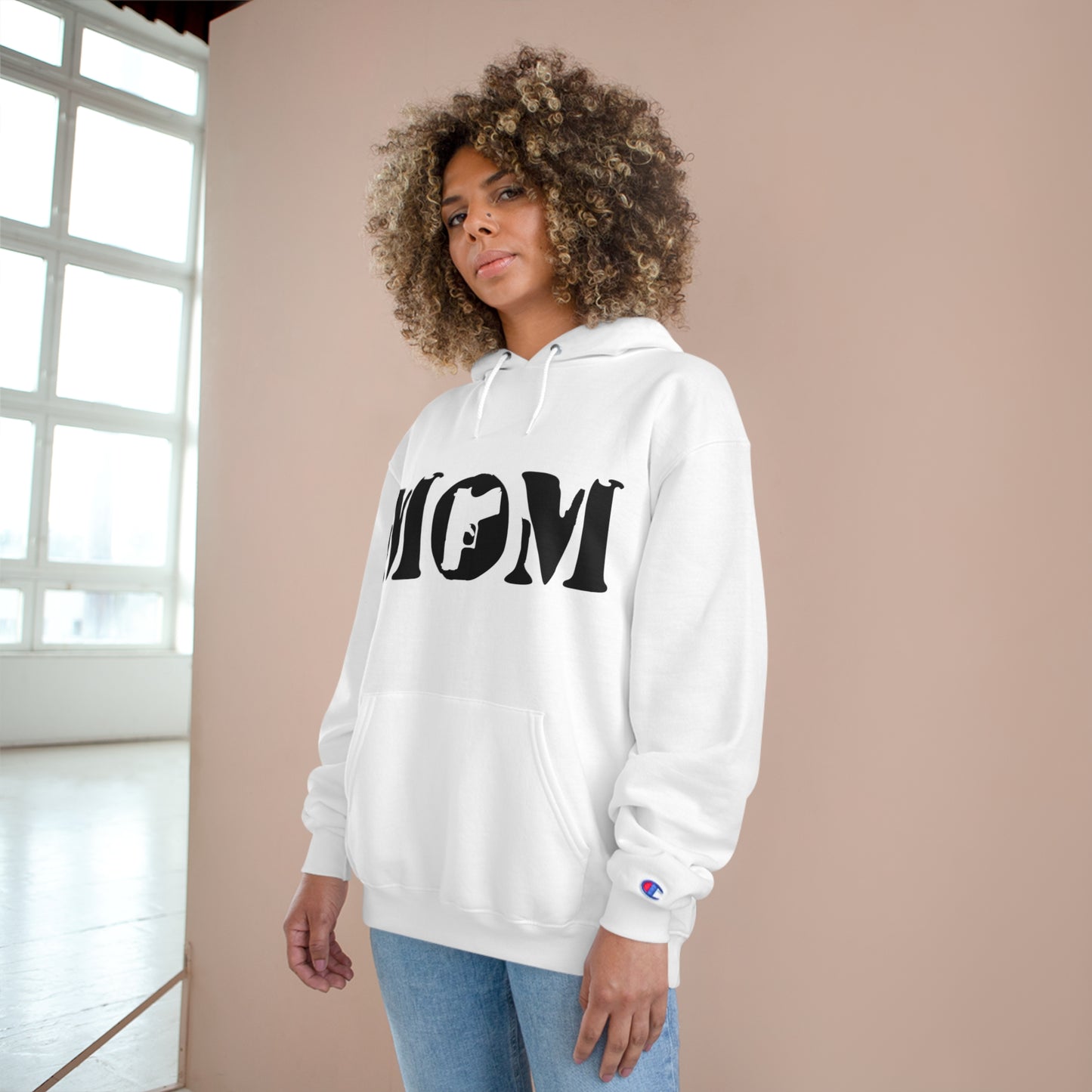 Gun Mom Champion Hoodie