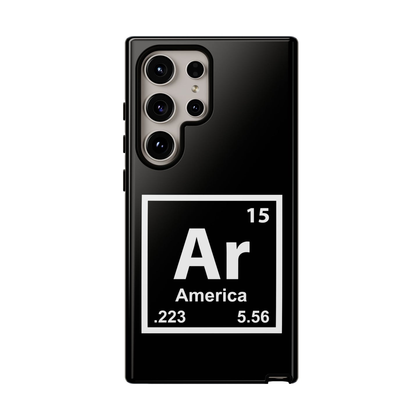 Black Periodic Table Phone Case