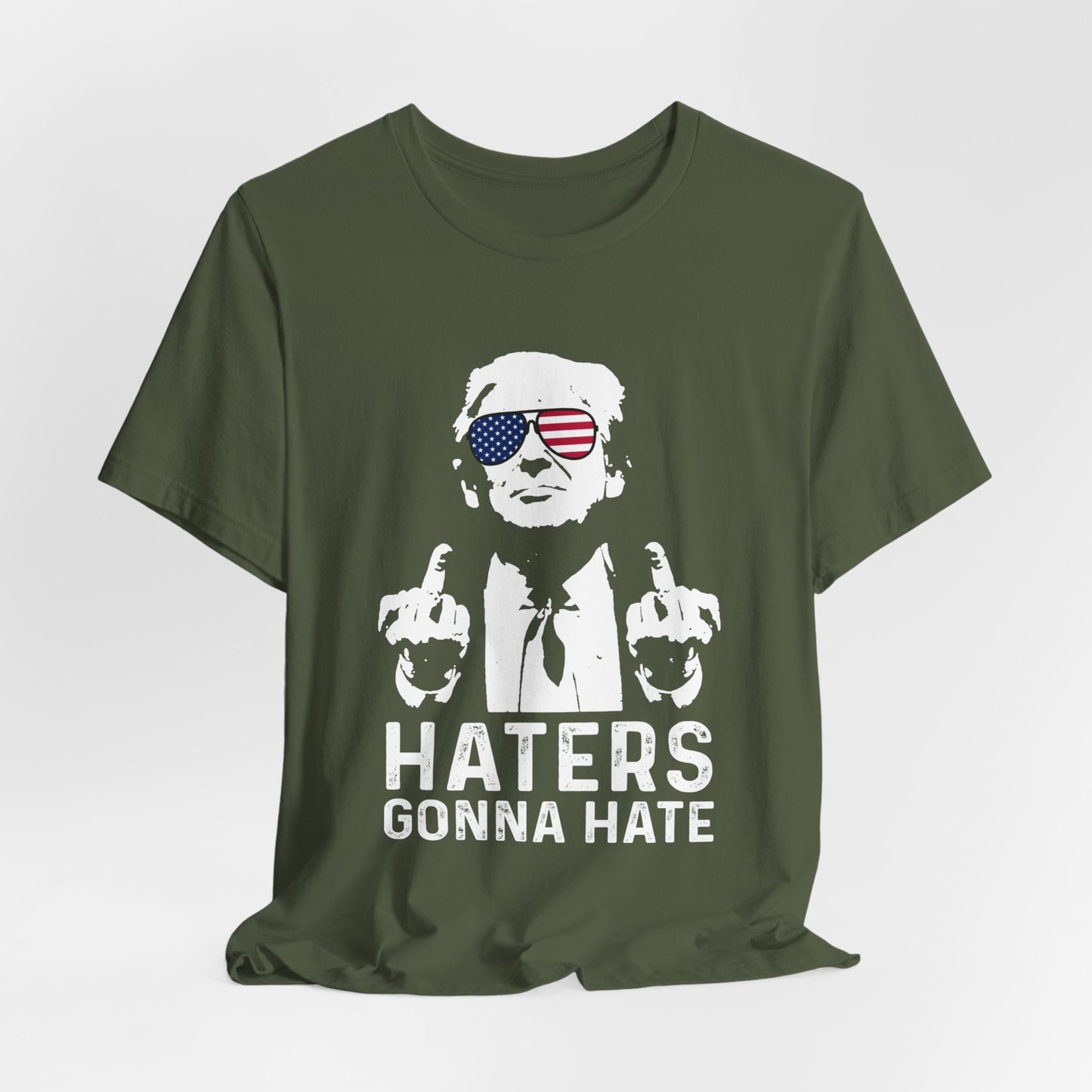 Trump Haters Gonna Hate - Unisex Cotton Crew Tee