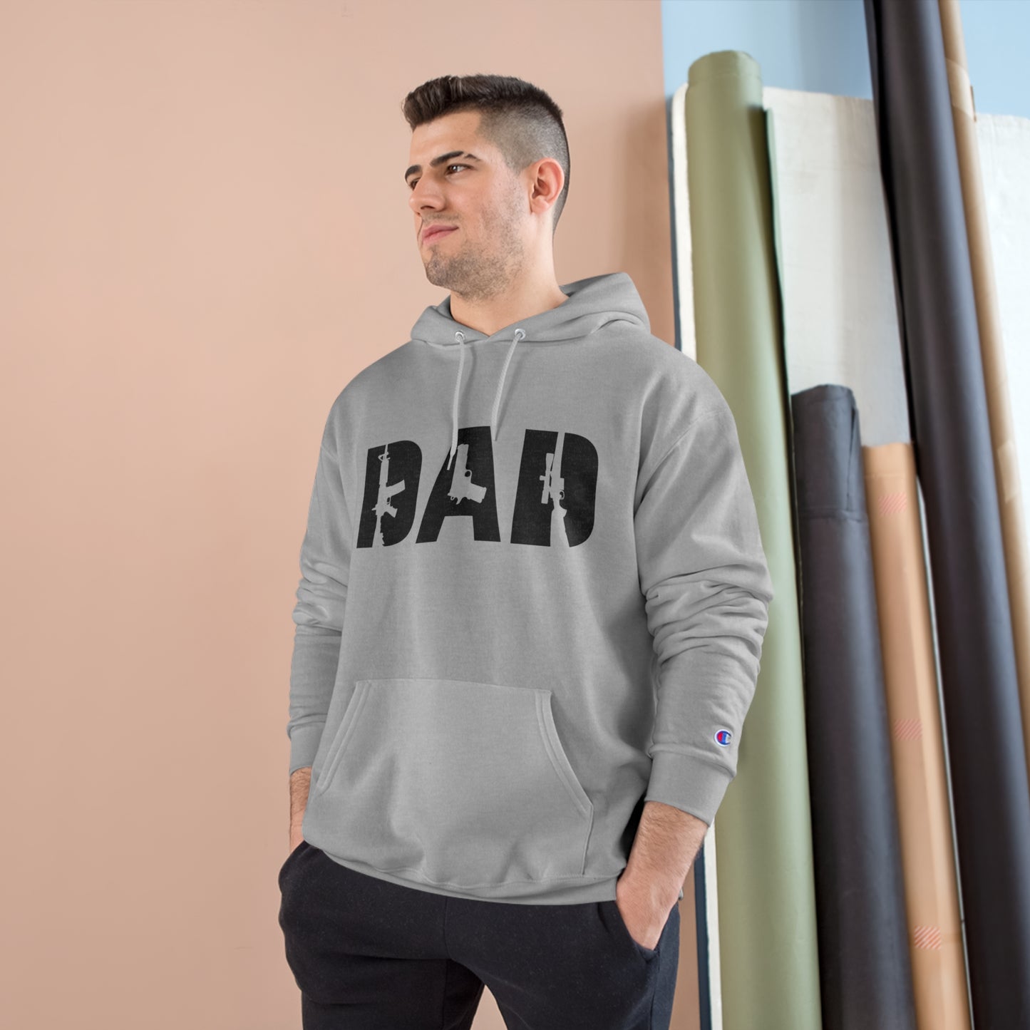 Gun Dad Champion Hoodie