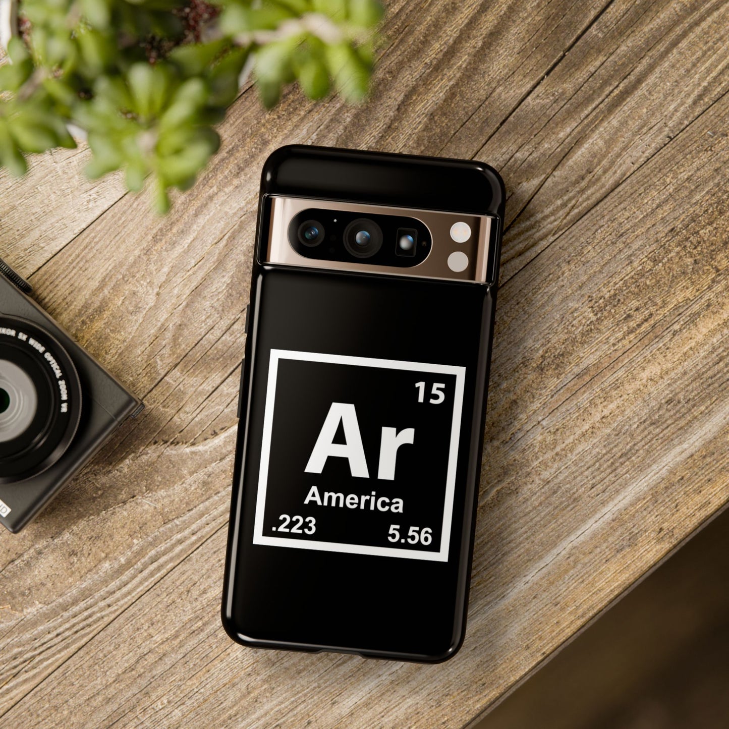 Black Periodic Table Phone Case