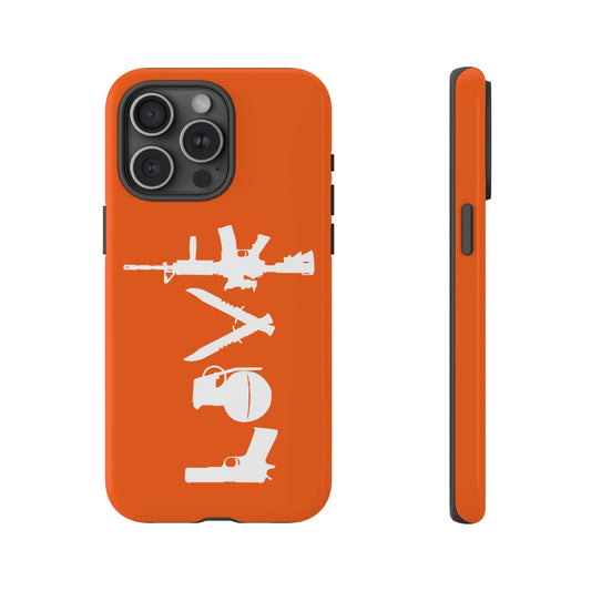 Orange Love Phone Case