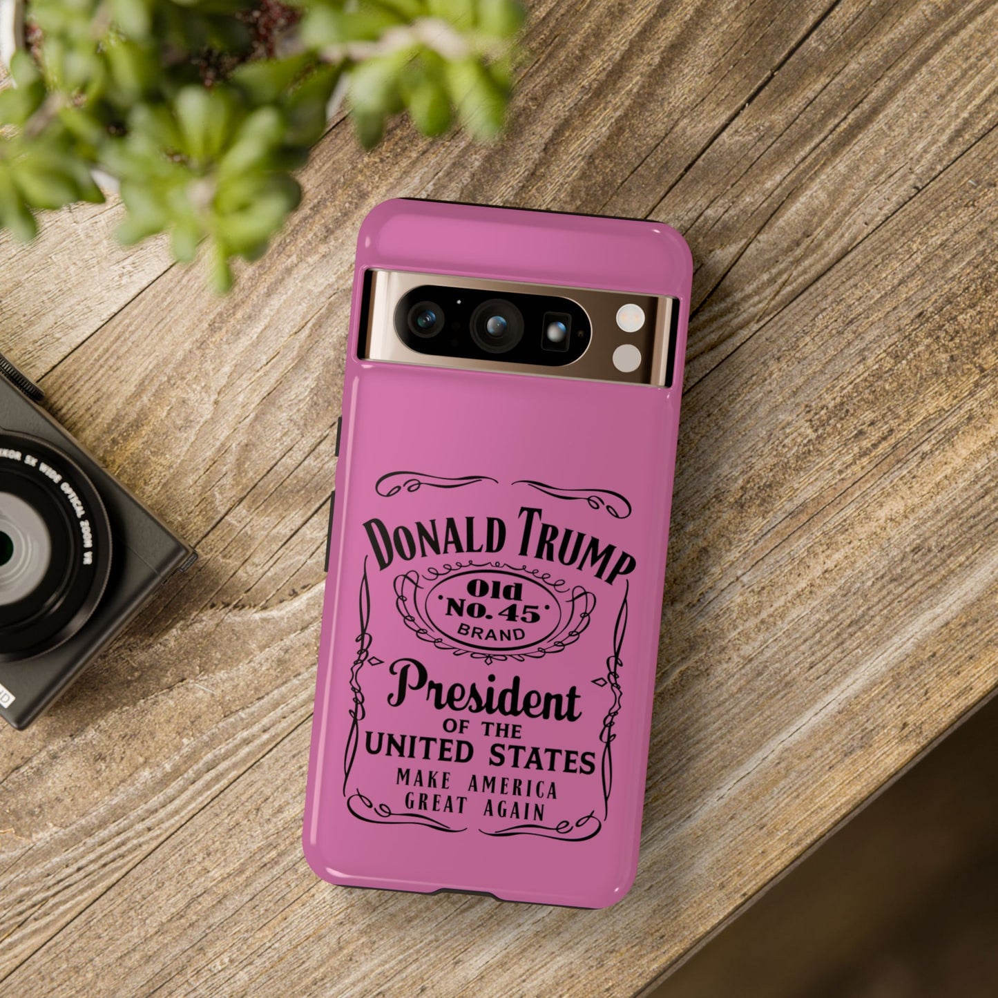 Light Pink Trump Whiskey Phone Case