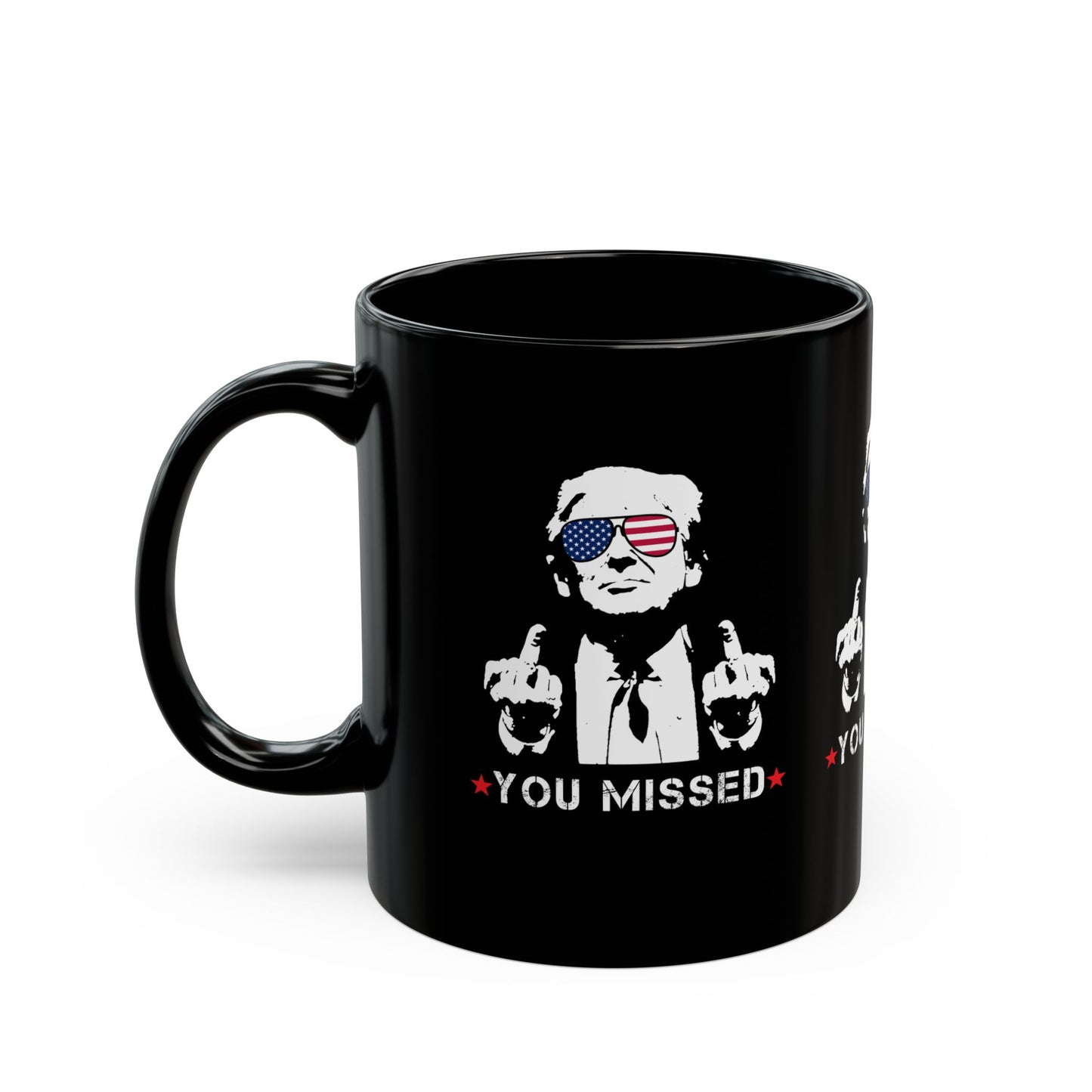 Trump You Missed Black Mug (11oz, 15oz)