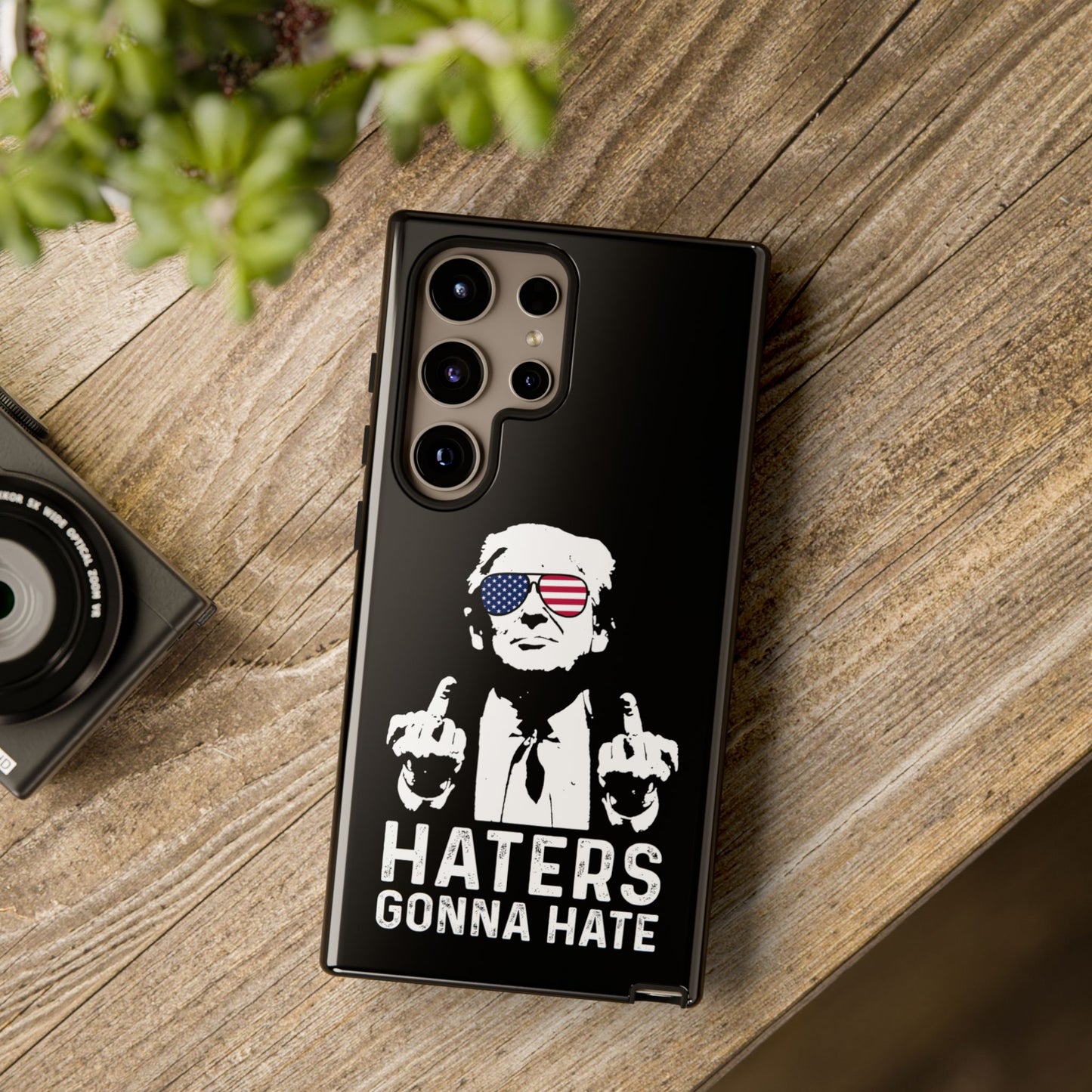 Black Trump Hater Phone Case