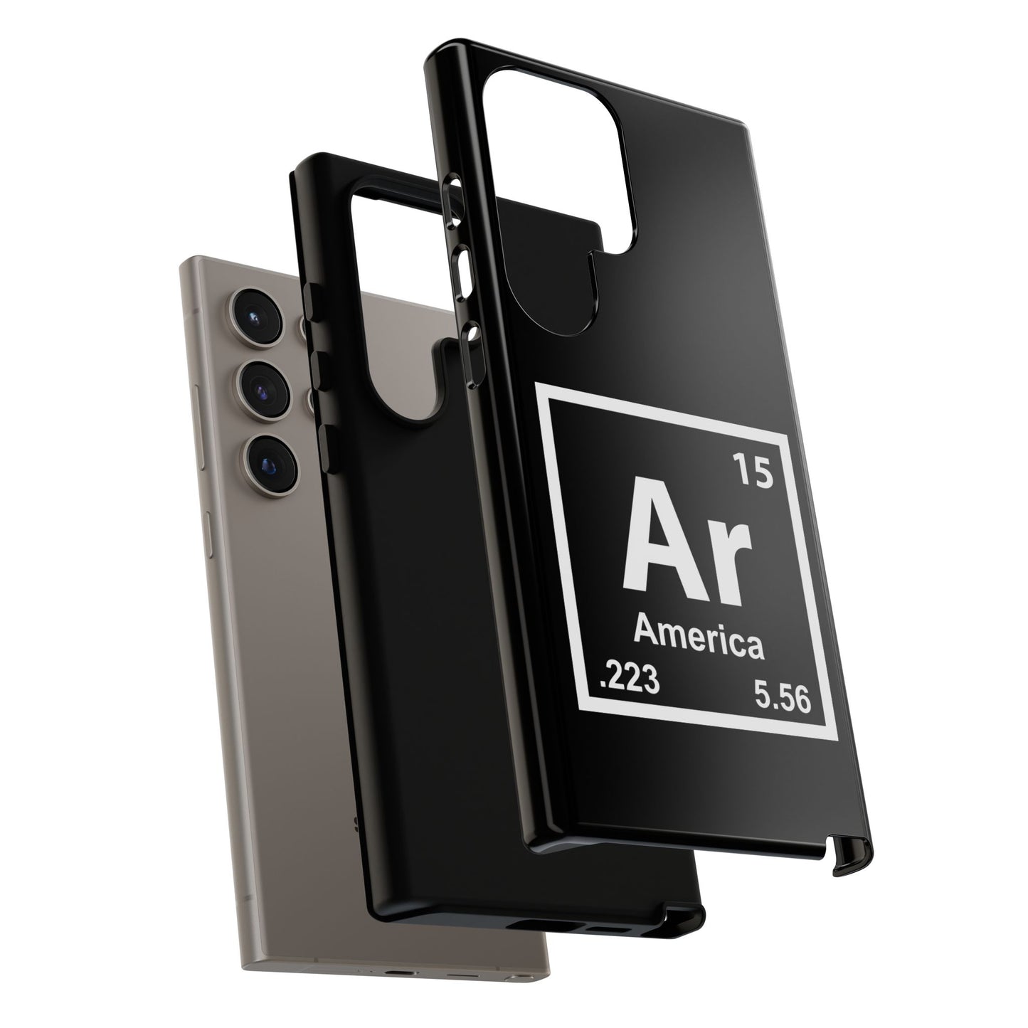 Black Periodic Table Phone Case