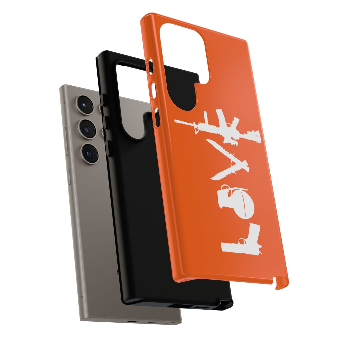 Orange Love Phone Case