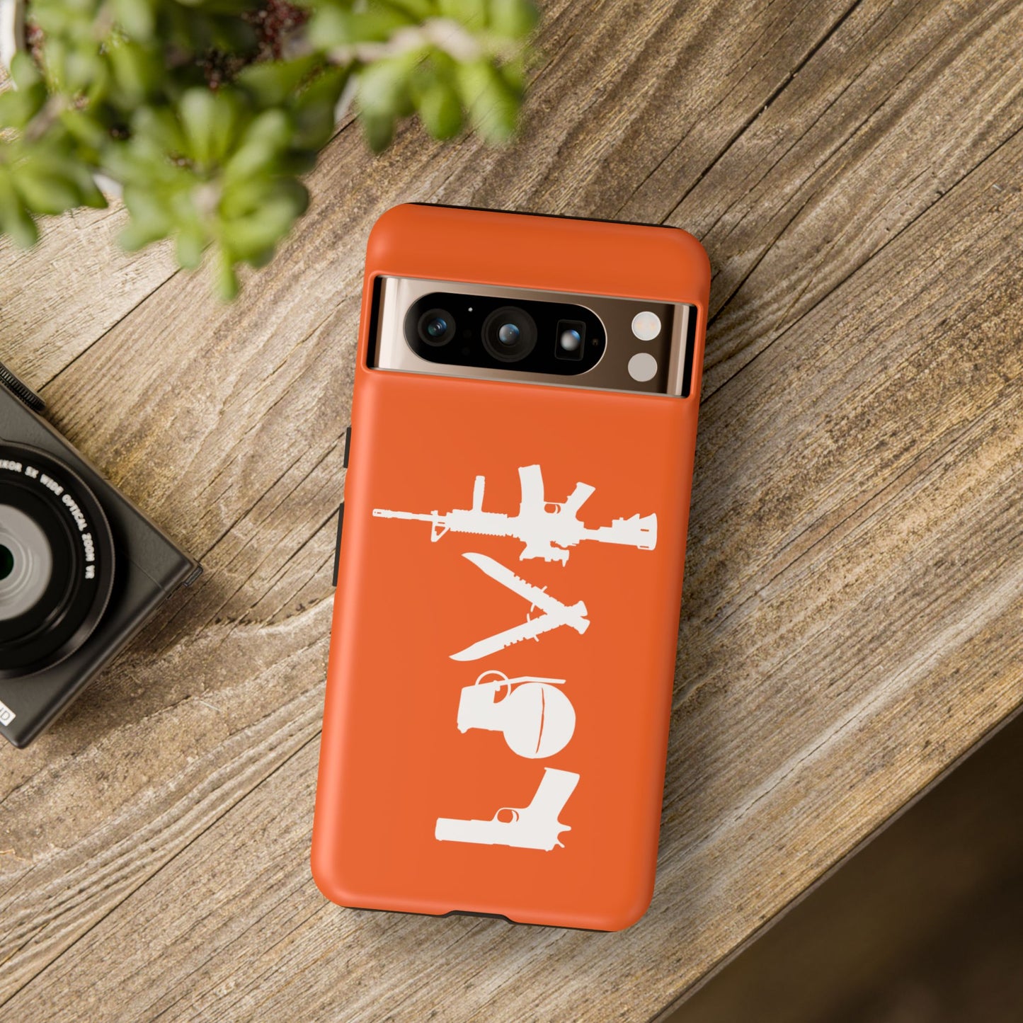 Orange Love Phone Case