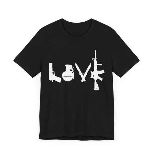 LOVE - Unisex Cotton Crew Tee
