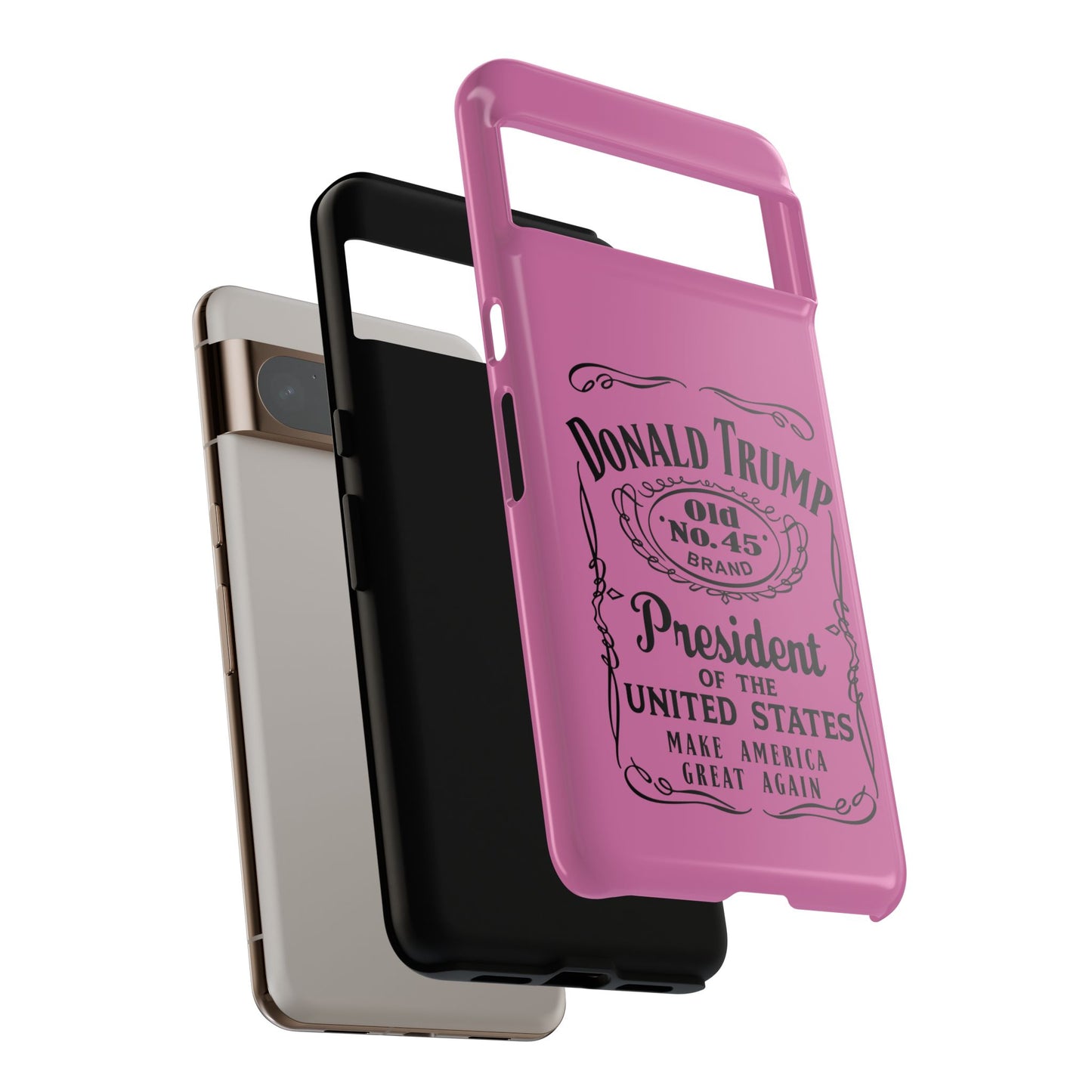 Light Pink Trump Whiskey Phone Case