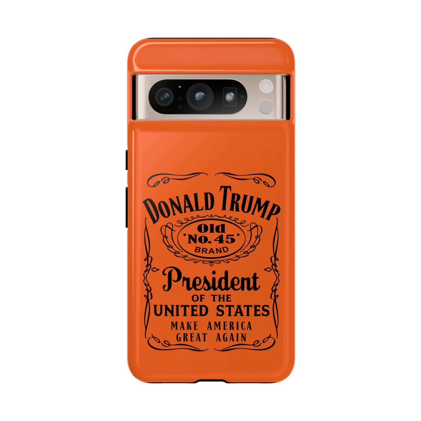 Orange Trump Whiskey Phone Case