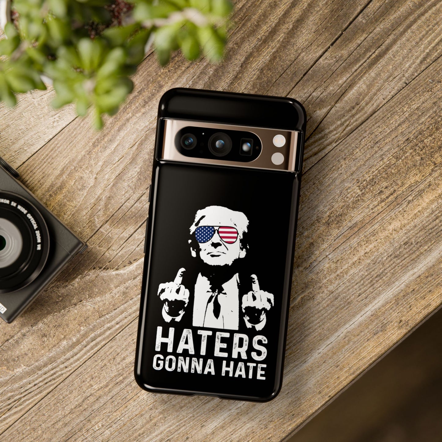 Black Trump Hater Phone Case