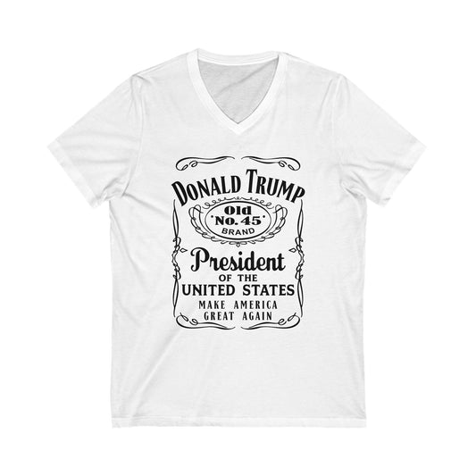 Trump Whiskey Short Sleeve V-Neck Tee