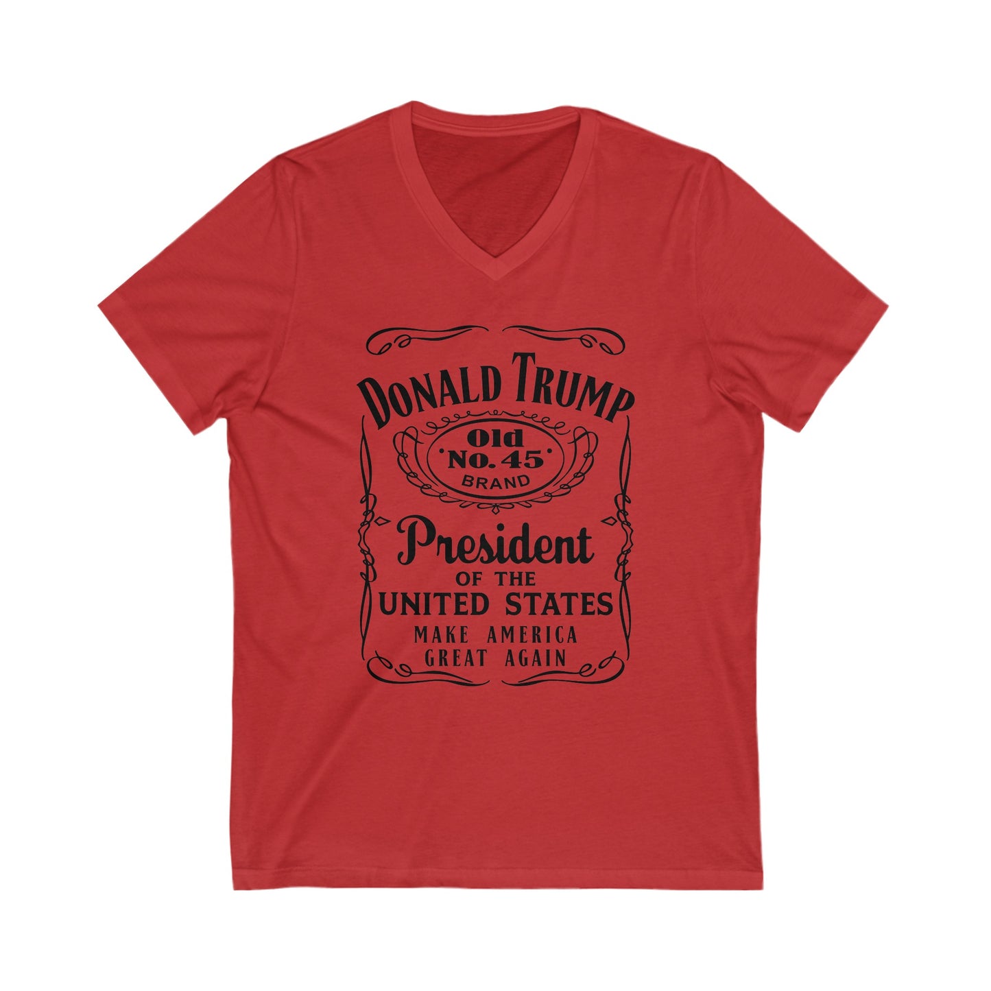 Trump Whiskey Short Sleeve V-Neck Tee