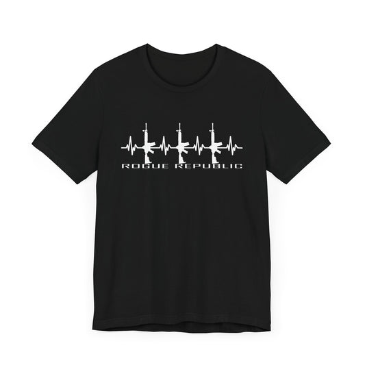 Rifle EKG - Unisex Cotton Crew Tee