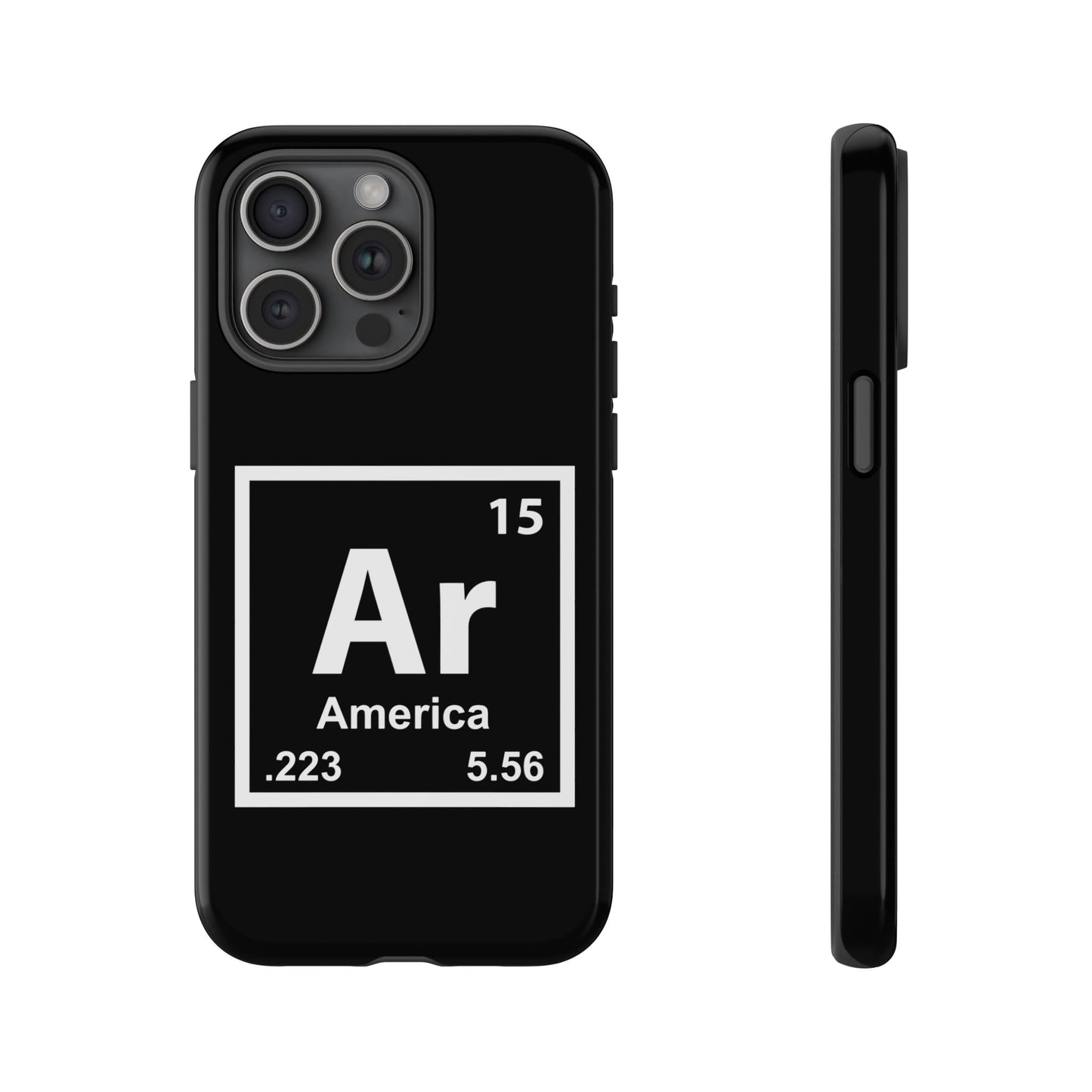 Black Periodic Table Phone Case