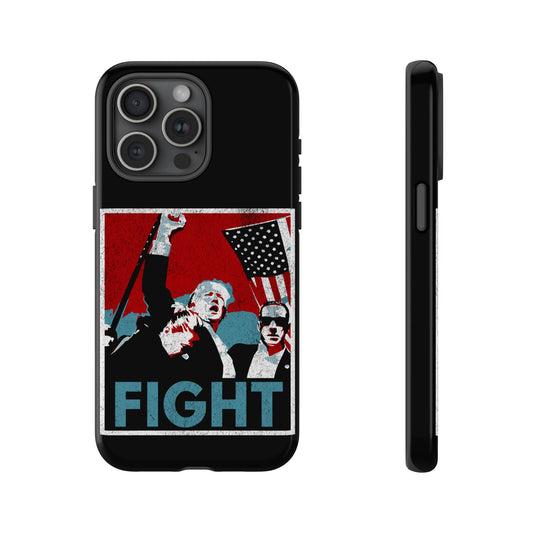 Black Trump Fight Phone Case