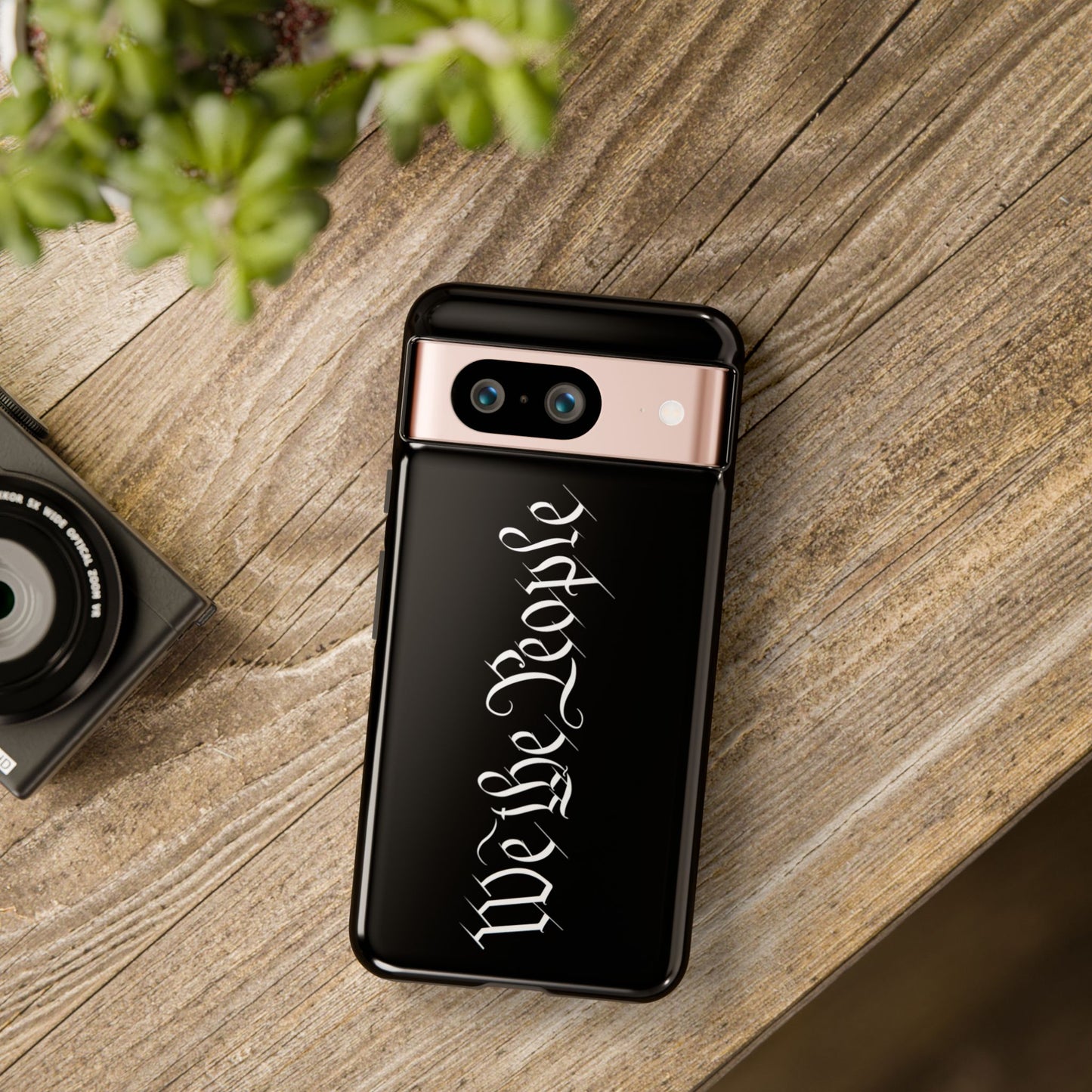 Black We The People Phone Case