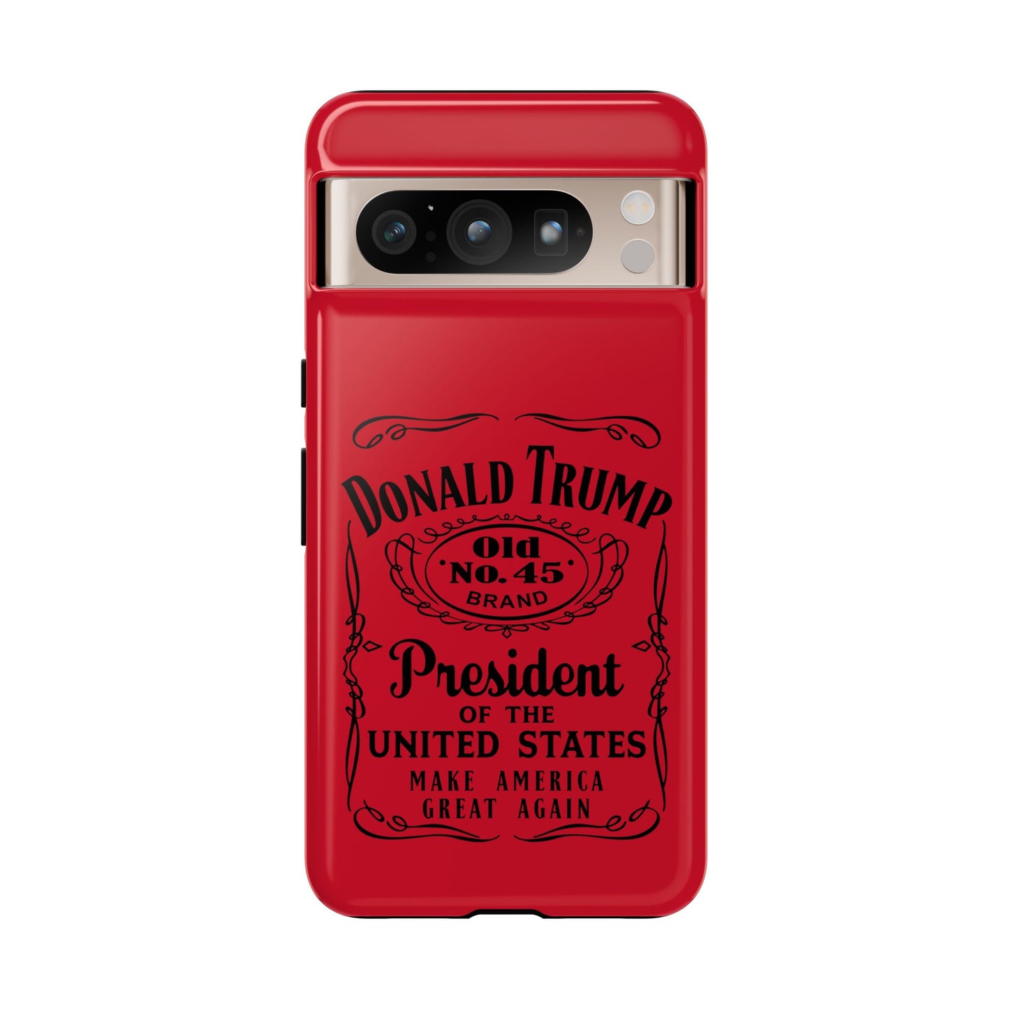 Dark Red Trump Whiskey Phone Case