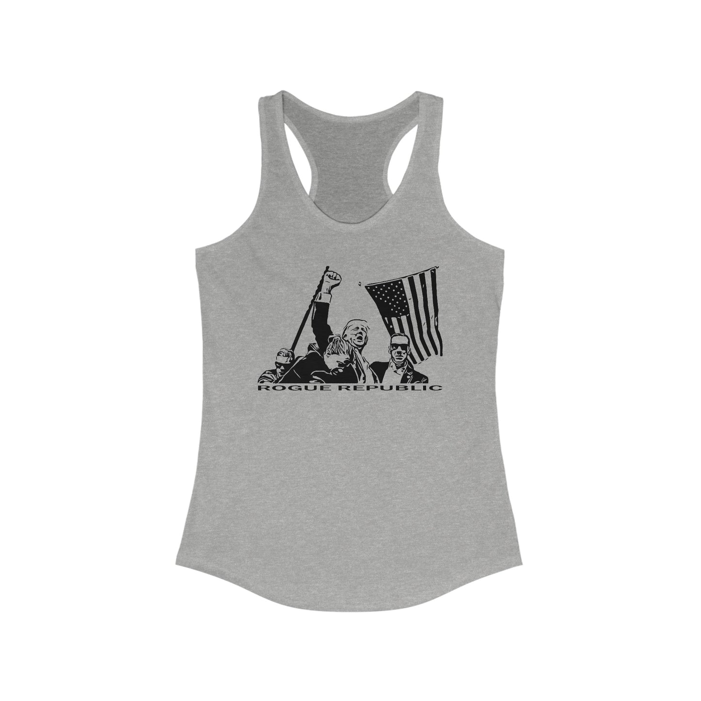 Trump Fist Women's Ideal Racerback Tank