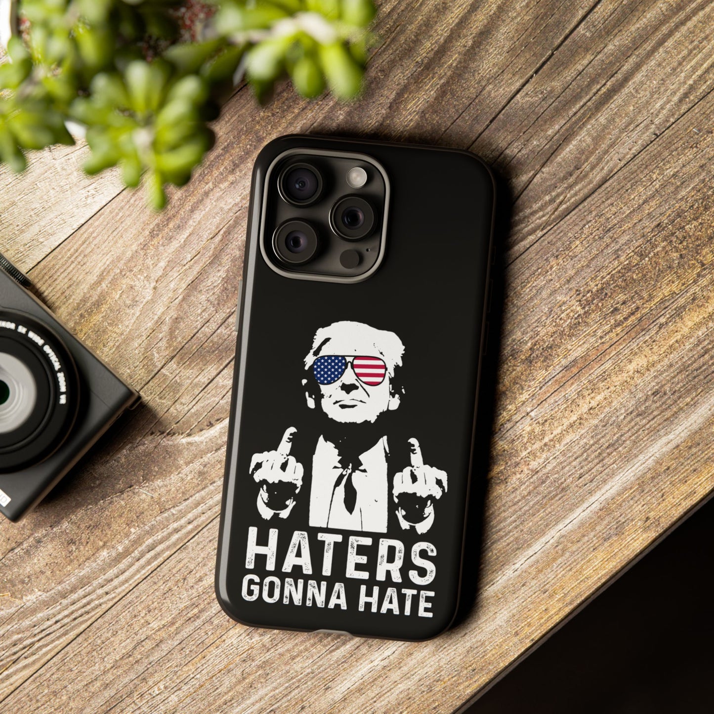 Black Trump Hater Phone Case