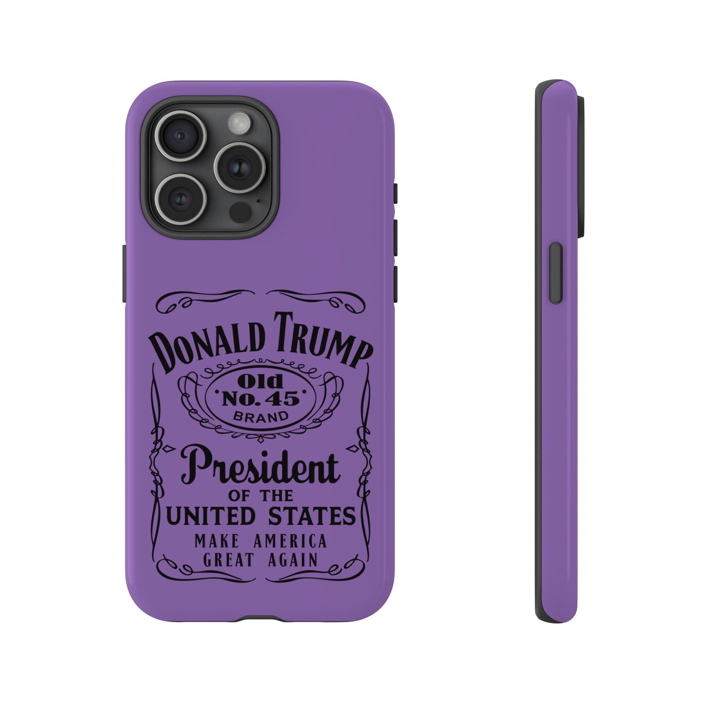 Light Purple Trump Whiskey Phone Case