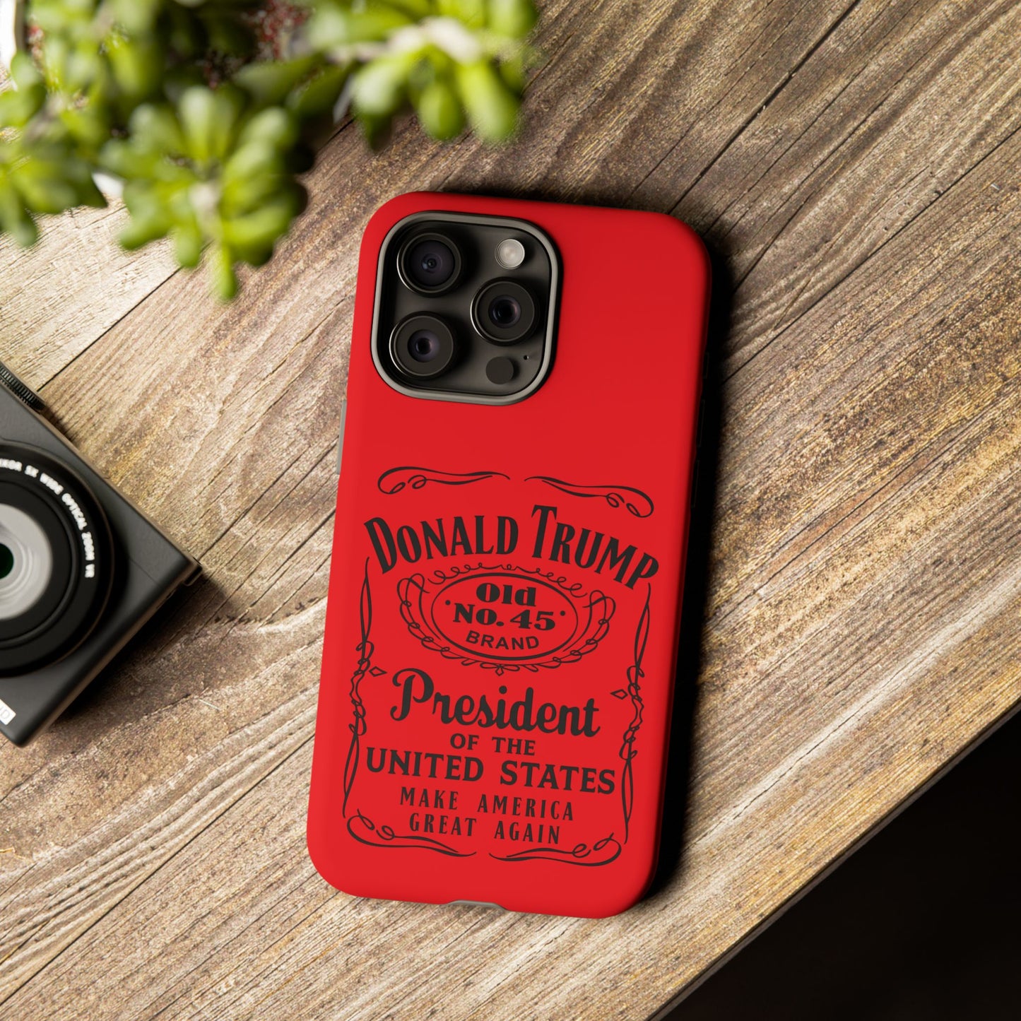 Red Trump Whiskey Phone Case