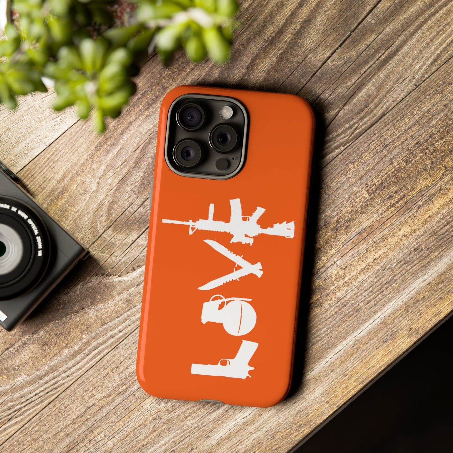 Orange Love Phone Case