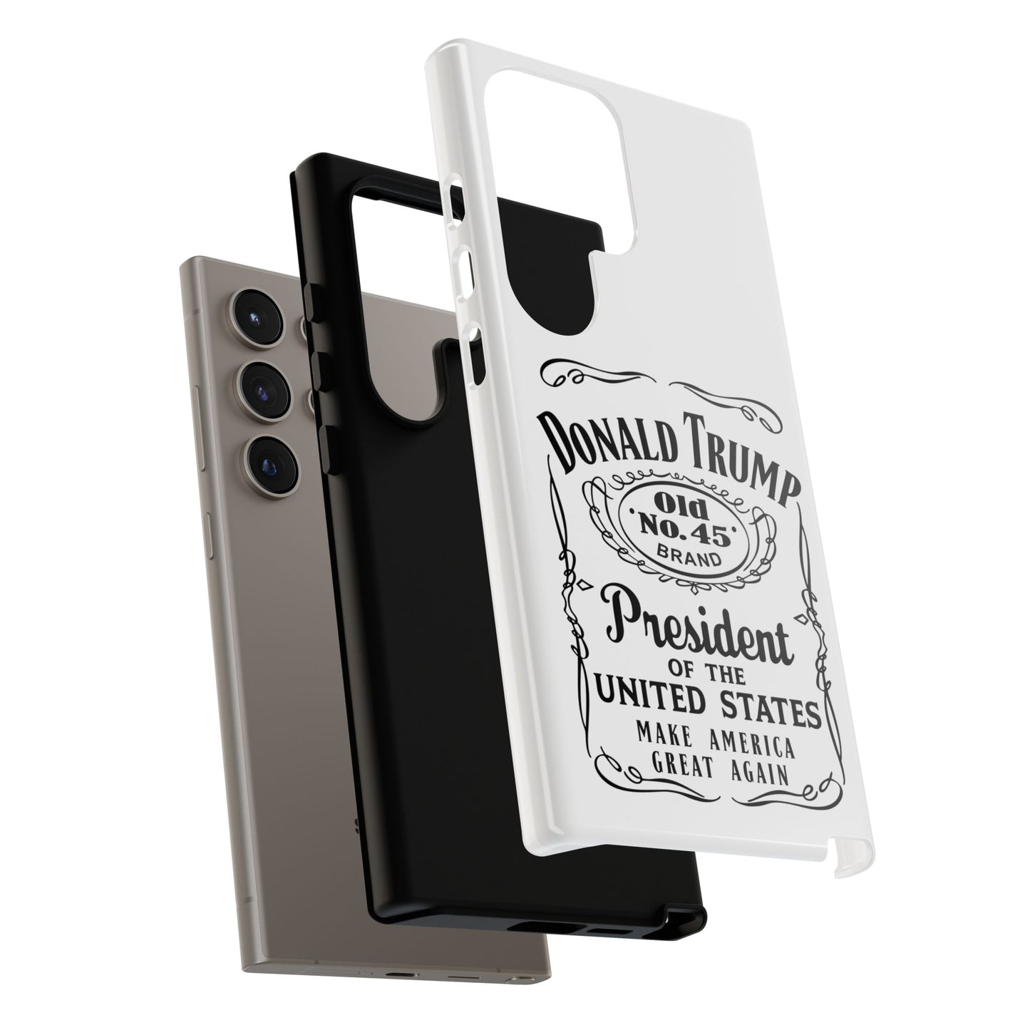 White Trump Whiskey Phone Case