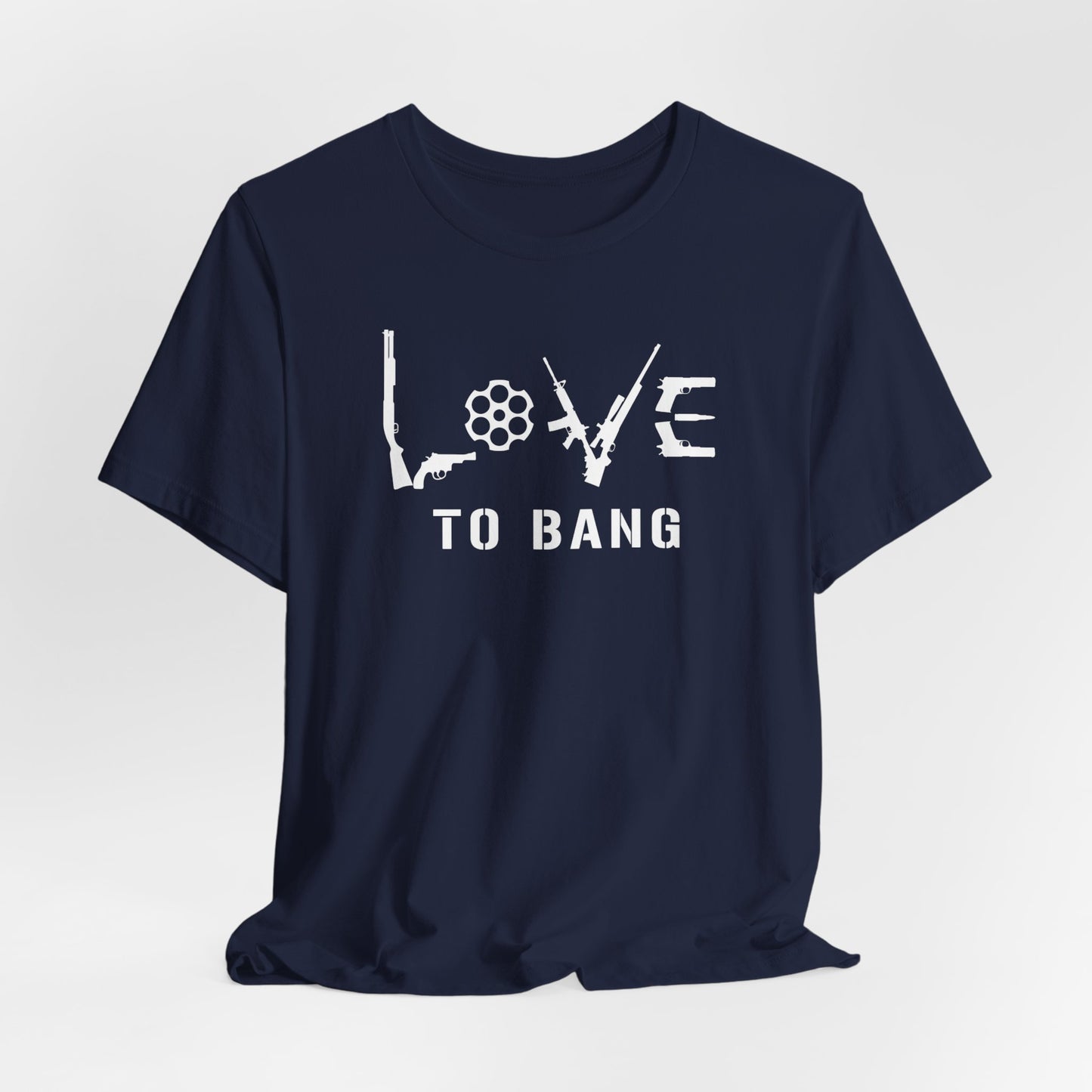 Love To Bang - Unisex Cotton Crew Tee